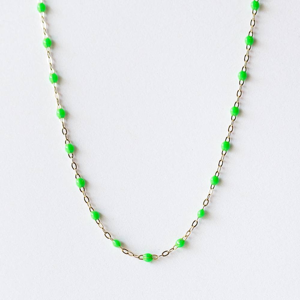Classic Gigi Necklace, Neon