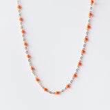 Classic Gigi Necklace, Orange