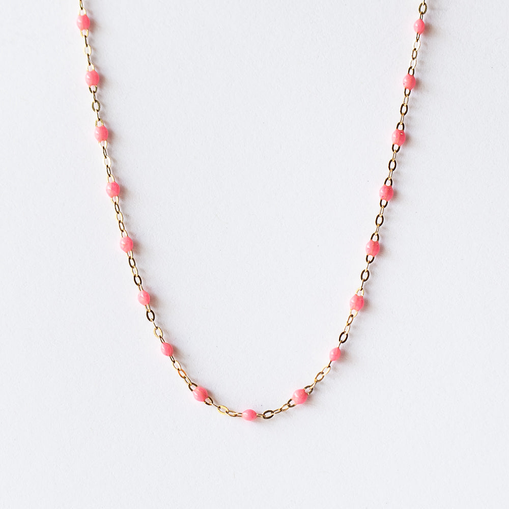 Classic Gigi Necklace, Pink