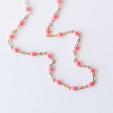 Classic Gigi Necklace, Pink