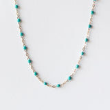 Classic Gigi Necklace, Turquoise Green