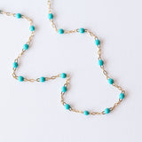 Classic Gigi Necklace, Turquoise Green