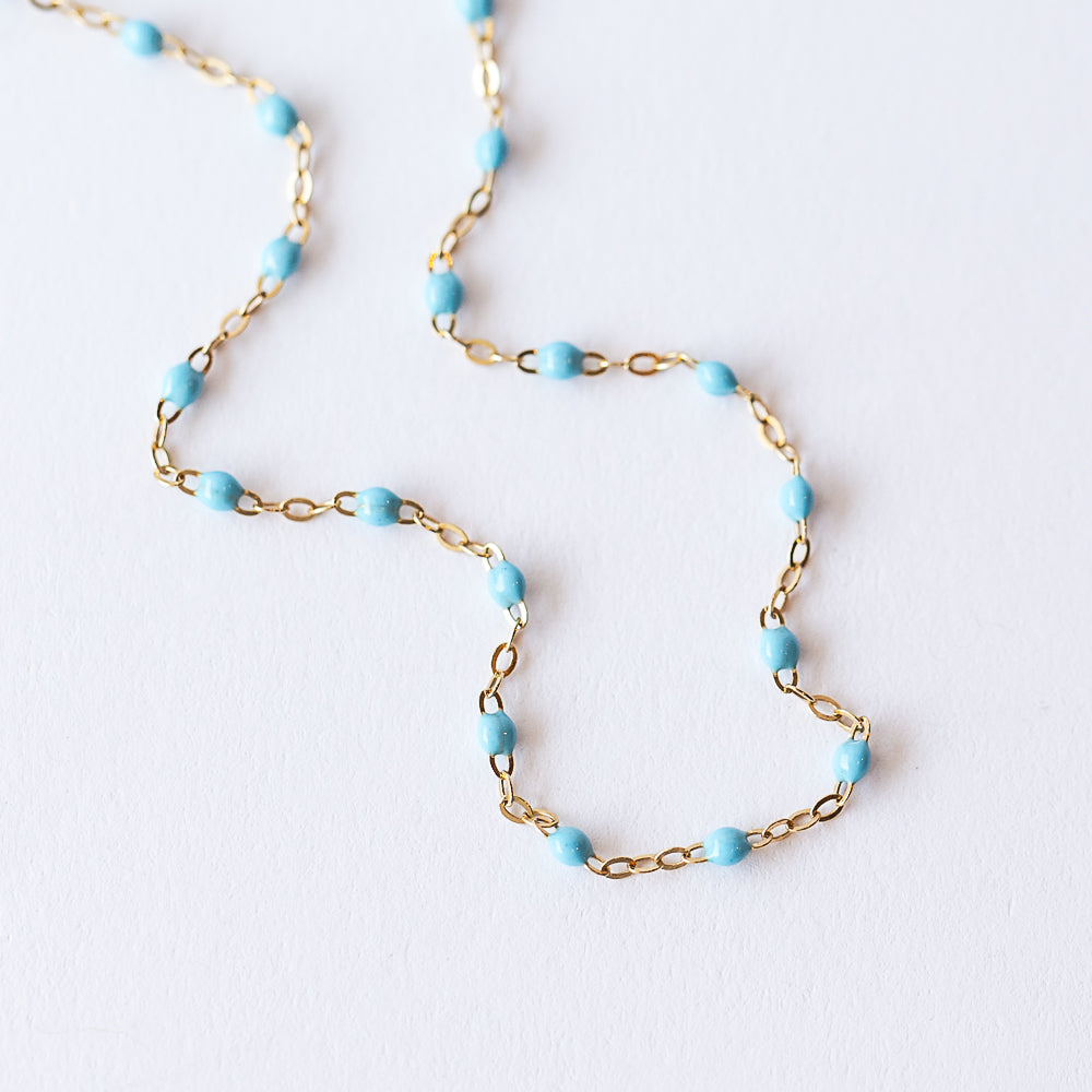 Classic Gigi Necklace, Turquoise