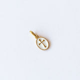 Cross Charm, White