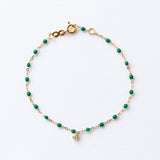 Gigi Supreme One Diamond Bracelet, Emerald