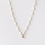 Gigi Supreme One Diamond Necklace, White