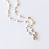 Gigi Supreme One Diamond Necklace, White