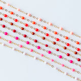 Classic Gigi Necklace, Baby Pink