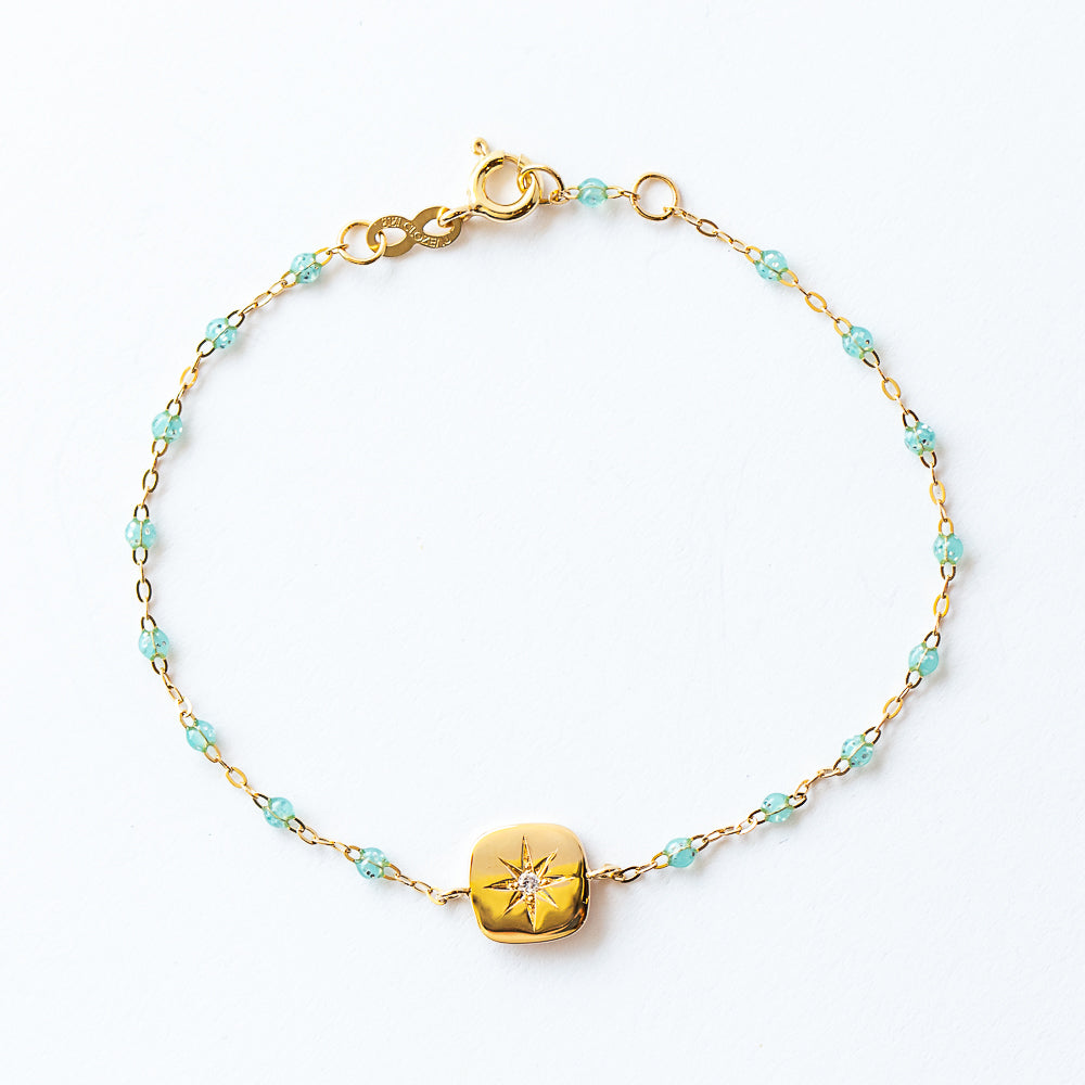 Miss Gigi Diamond Starburst Bracelet, Aqua