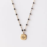 Miss Gigi Starburst Necklace, Black