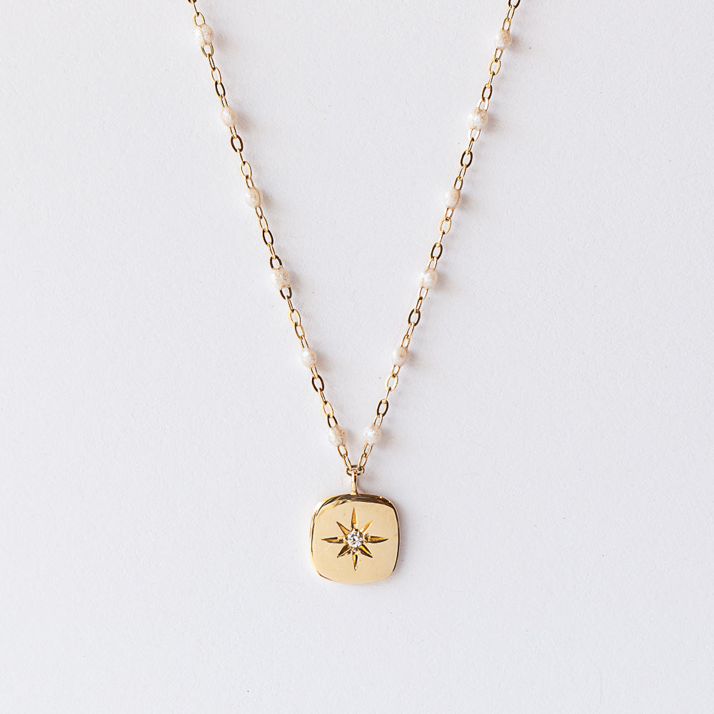 Miss Gigi Starburst Necklace, Opal