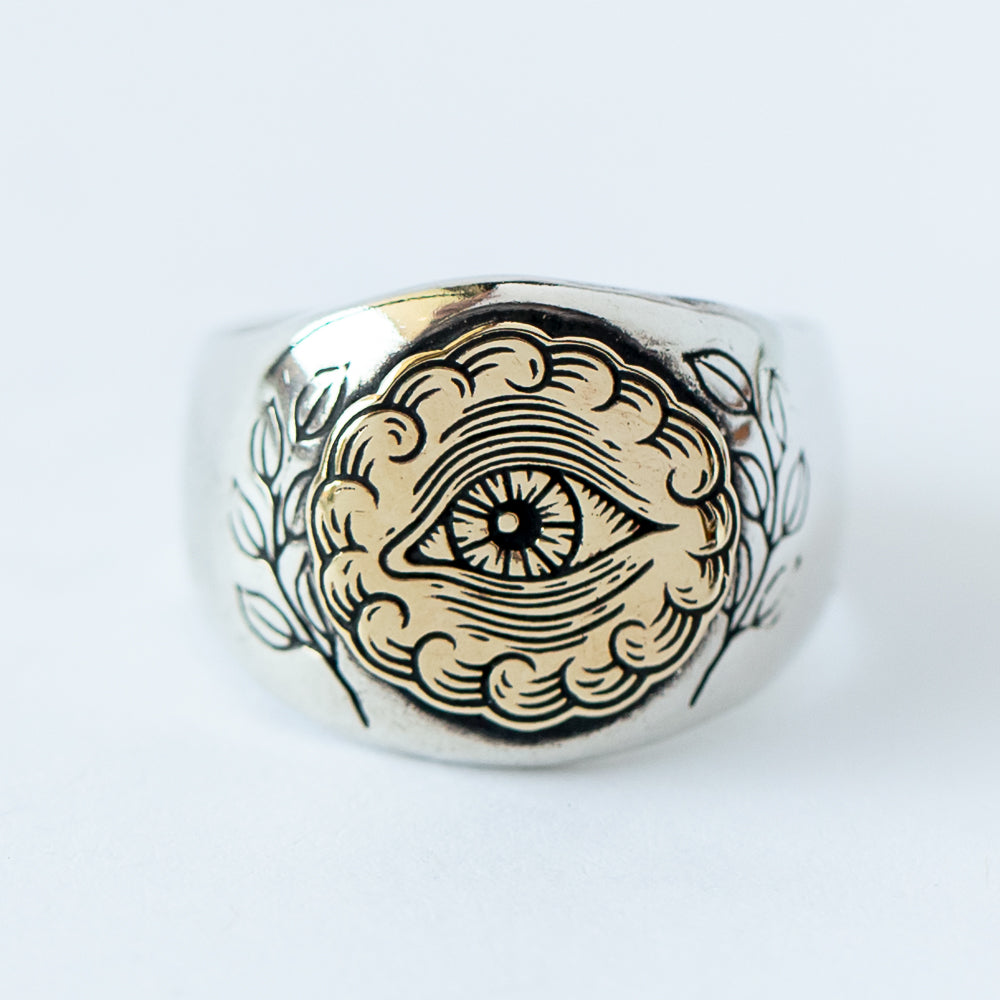 All Seeing Eye Signet Ring