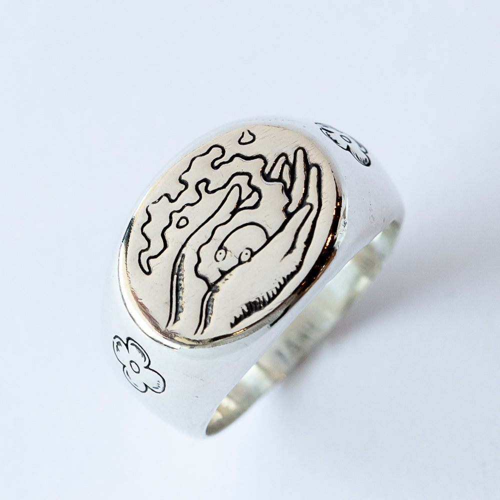Heavy Burden Signet Ring