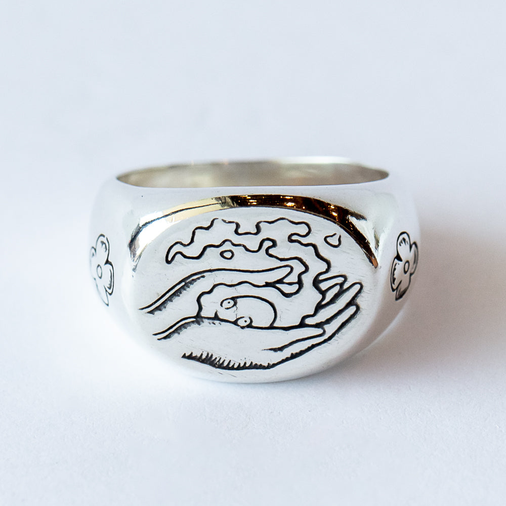 Heavy Burden Signet Ring