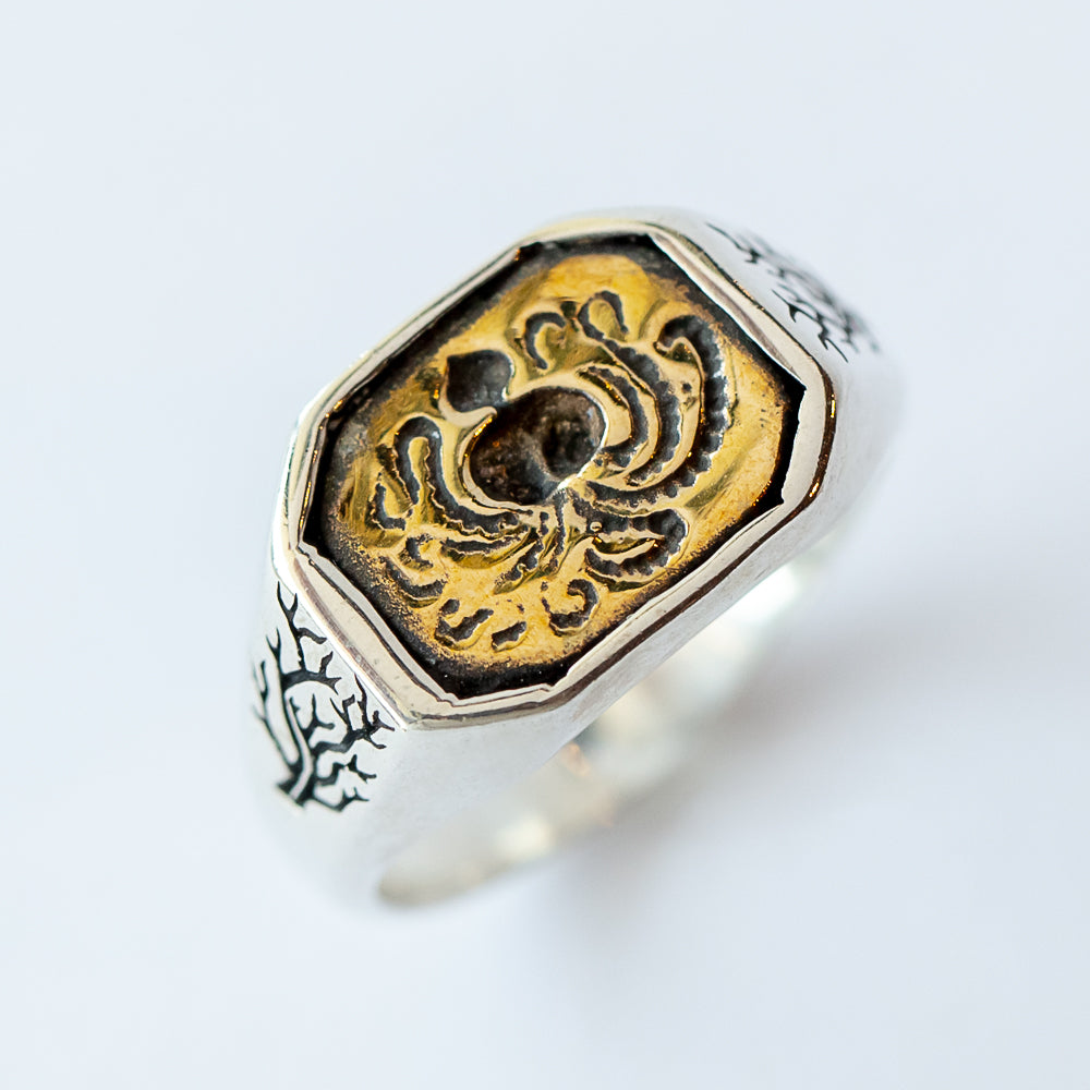 Kraken Intaglio Signet Ring