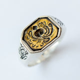 Kraken Intaglio Signet Ring