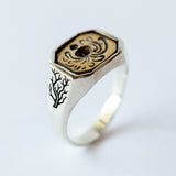 Kraken Intaglio Signet Ring