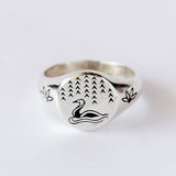 Weeping Willow Signet Ring
