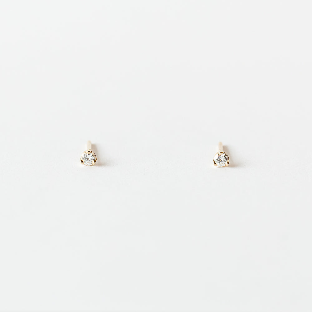 Zoe Chicco | Prong Set Diamond Stud Earrings (2.4mm)