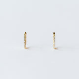 Zoe Chicco | Diamond Huggie Hoop Earrings