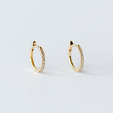 Zoe Chicco | Diamond Huggie Hoop Earrings