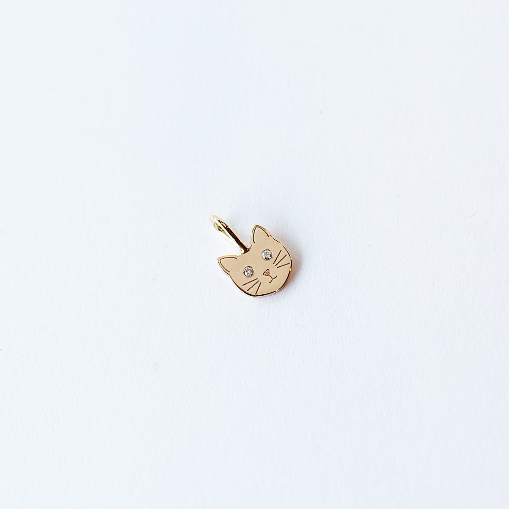 Zoe Chicco | Midi Bitty Diamond Cat Charm