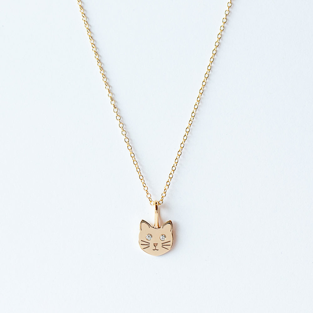Zoe Chicco | Midi Bitty Diamond Cat Charm