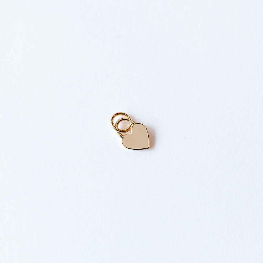 Zoe Chicco | Midi Bitty Heart Padlock Charm