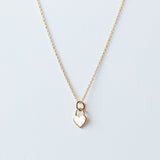 Zoe Chicco | Midi Bitty Heart Padlock Charm