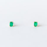 Zoe Chicco | Prong Set Emerald Stud Earrings