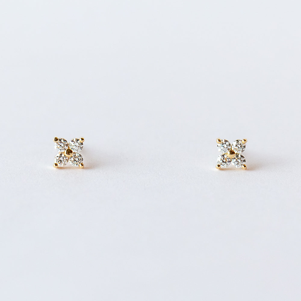 Zoe Chicco | Quad Prong-Set Diamond Stud Earrings