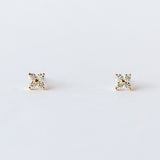 Zoe Chicco | Quad Prong-Set Diamond Stud Earrings