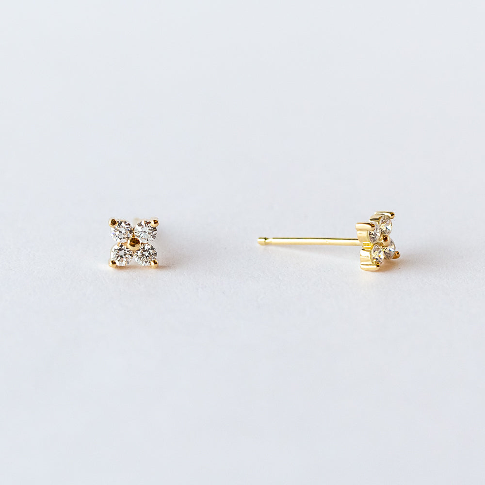 Zoe Chicco | Quad Prong-Set Diamond Stud Earrings