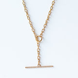 Zoe Chicco | Pave Diamond Toggle Necklace