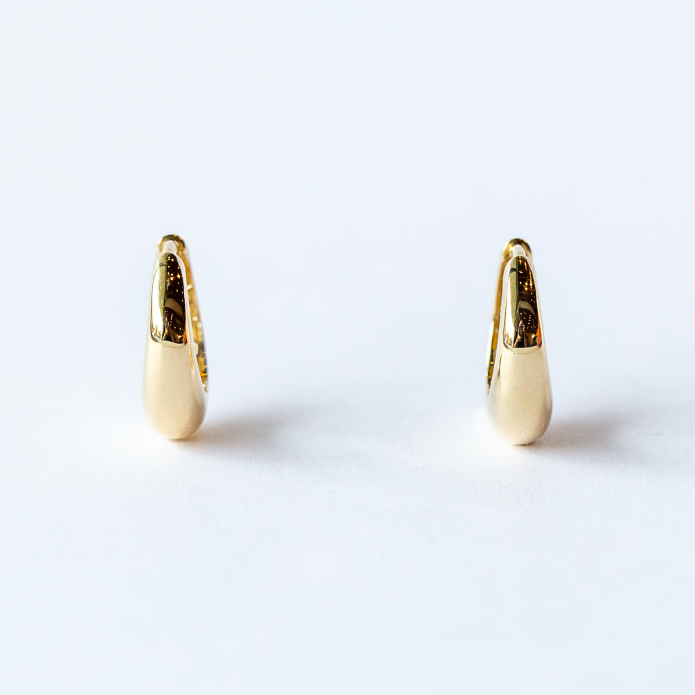 Zoe Chicco | Tapered Gold Hoop Earrings
