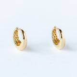 Zoe Chicco | Tapered Gold Hoop Earrings