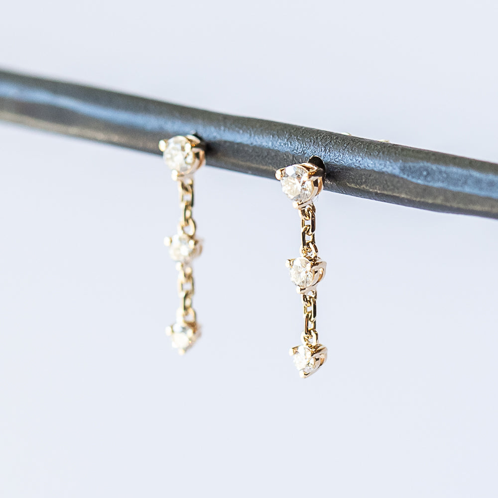 Diamond Cascade Earrings