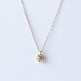 Diamond Twine Pendant Necklace