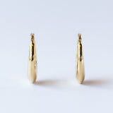 Helium Teardrop Hoop Earrings