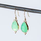 Chrysoprase Drop Earrings