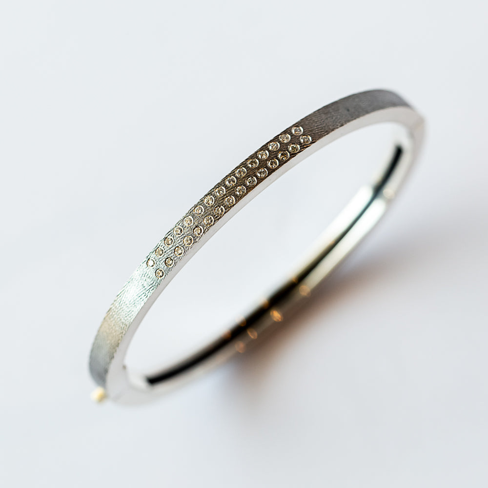 Iman 4mm Diamond Bangle
