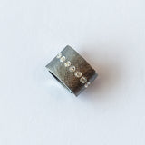 Silver and Diamond Rondelle Pendant