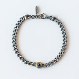 Black Diamond Chain Link Bracelet