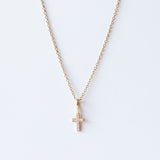 Zoe Chicco | Midi Bitty Pave Diamond Cross Charm