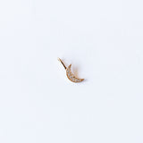 Zoe Chicco | Midi Bitty Pave Diamond Moon Charm
