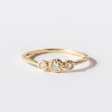 Round Diamond Three-Stone Ring