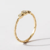 Round Diamond Three-Stone Ring