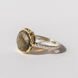 Oval Labradorite Ring