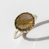 Oval Labradorite Ring