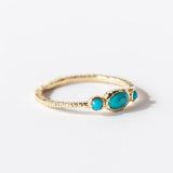 Three-Stone Turquoise Ring
